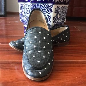 Polka dot loafers